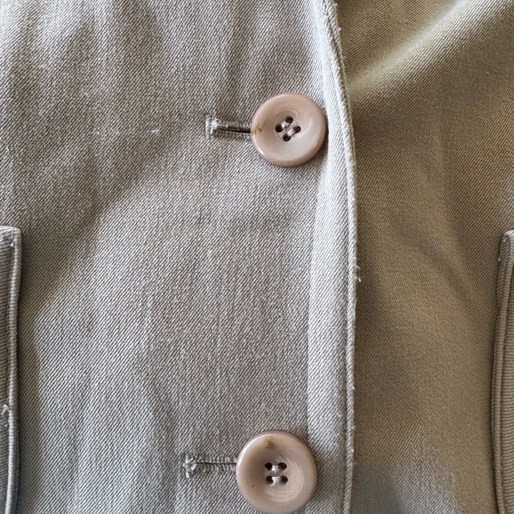 Tailor B. Moss beige cream blazer Size 4 small  business office - Picture 11 of 12